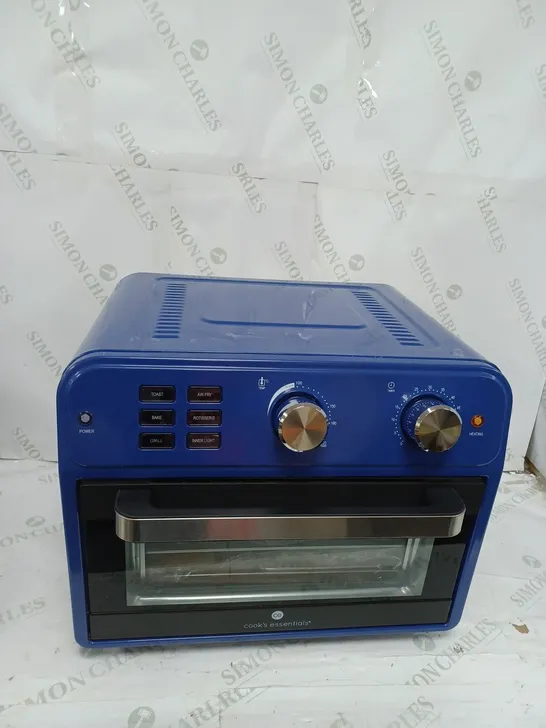 BOXED COOK'S ESSENTIAL 21-LITRE AIRFRYER OVEN IN BLUE 