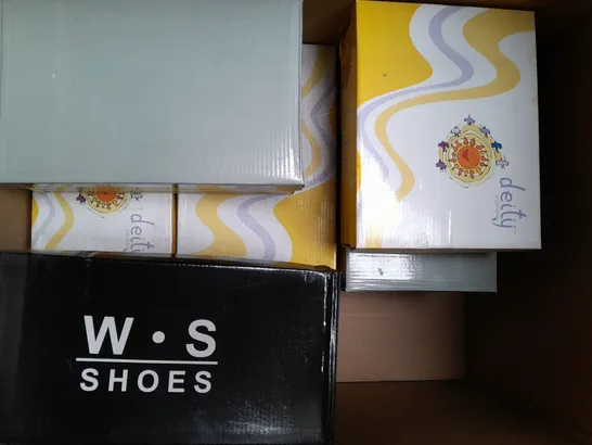 BOX OF APPROXIMATELY 10 BOXED PAIRS OF SHOES IN VARIOUS STYLES AND SIZES TO INCLUDE HKR ORIGINAL, W.S, ETC