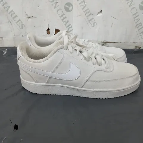 NIKE CRT VISION CANVAS TRAINERS IN TRIPLE WHITE - 11