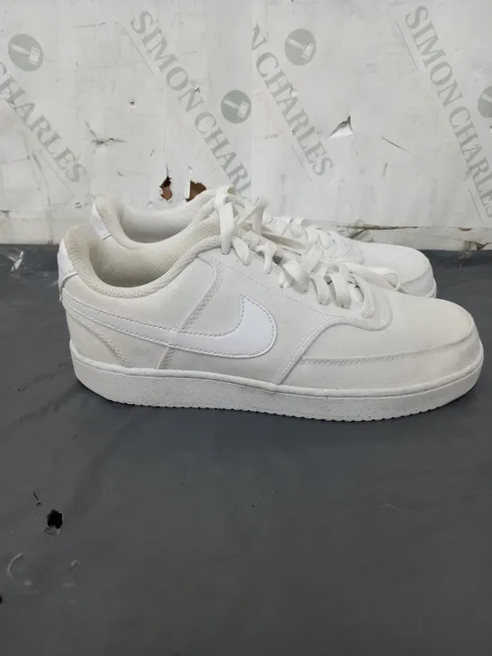 NIKE CRT VISION CANVAS TRAINERS IN TRIPLE WHITE - 11