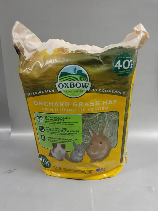SEALED OXBOW ORCHARD GRASS HAY 