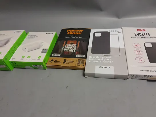 LARGE BOX OF ASSORTED PHONE CASES FOR IPHONE AND SAMSUNG