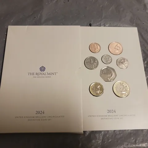 THE ROYAL MINT 2024 UNITED KINGDOM BRILLIANT UNCIRCULATED DEFINITIVE COIN COLLECTION