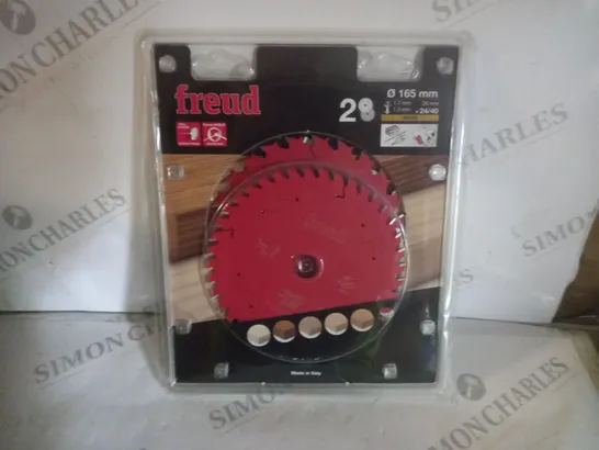 FREUD FR07W007H 165X20MM 24T/40T TWIN PACK CIRCULAR SAW BLADES 2PK