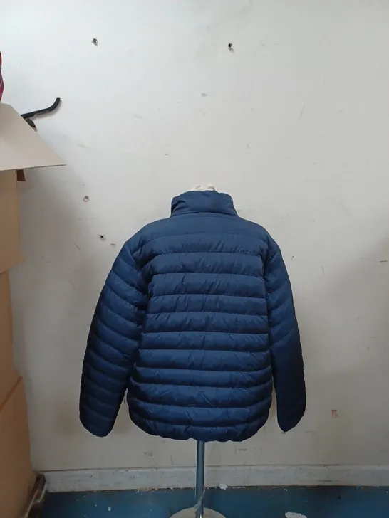 BENCH LARGE BLUE PUFFER COAT 