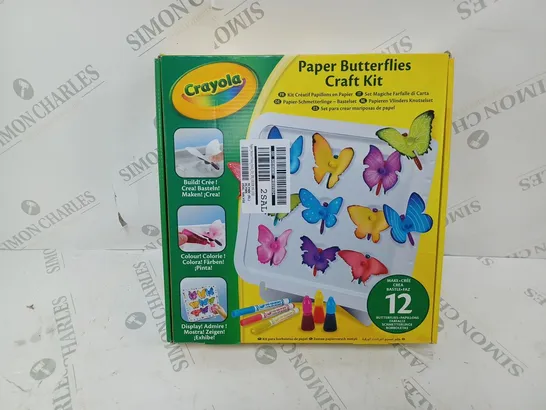 BOXED AND SEALED CRAYOLA PAPER BUTTERFLIES CRAFT KIT RRP £17.99