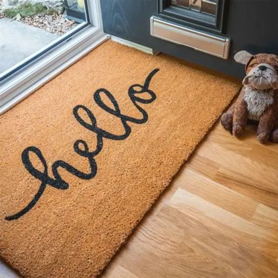 HELLO COIR DOORMAT (SET OF 2)