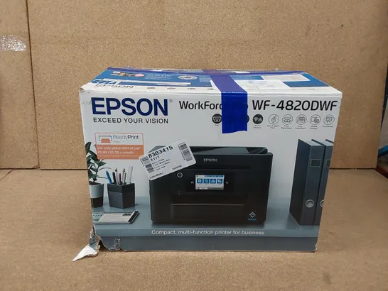 BOXED EPSON WORKFORCE TO WF-4820DWF COMPACT PRINTER 