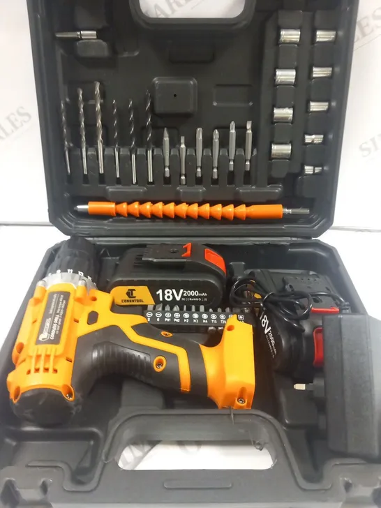 CONENTOOL CORDLESS DRILL WITH 2 BATTERIES