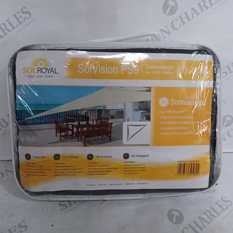 SOL ROYAL GARDEN SUN SAIL TRIANGLE PS9 UV PROTECTION