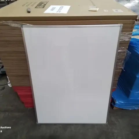 PALLET CONTAINING APPROXIMATELY 30 ALUMINUM FRAME WHITE MARKER/WRITING BOARDS