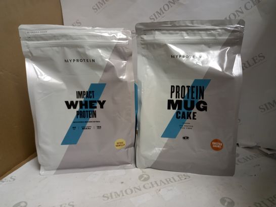 LOT OF 2 MYPROTEIN ITEMS (1.5KG)