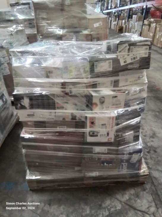 PALLET OF APPROXIMATELY 67 UNPROCESSED RAW RETURN HOUSEHOLD AND ELECTRICAL GOODS TO INCLUDE;