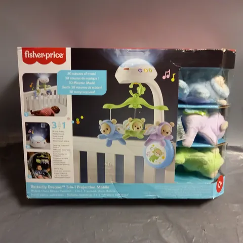 FISHER PRICE BUTTERFLY DREAMS 3-IN-1 PROJECTION MOBILE