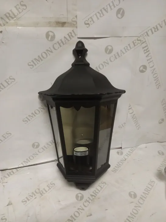 ENDON VICTORIAN INSPIRED WALL HANGING LIGHT FITTING IN BLACK, E27 MAX WATT 60W ESE 13W - COLLECTION ONLY