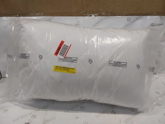 BAGGED BASTILLE PREMIUM QUILTED POLYESTER PILLOW // L75cm X W50cm FIRM SUPPORT PILLOW - SET OF 2 