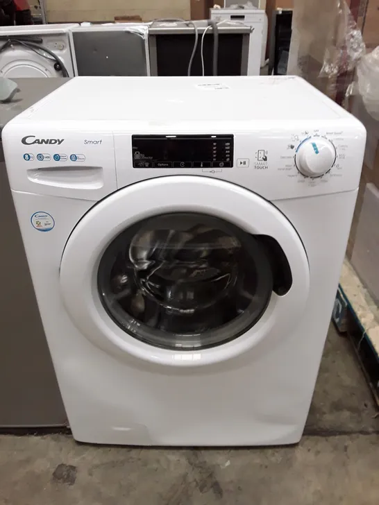 CANDY 8KG SMART TOUCH WASHING MACHINE IN WHITE-COLLECTION ONLY-