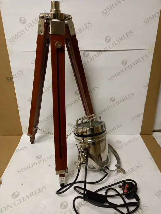 FLOOR LAMP HOME DECOR VINTAGE DESIGN TRIPOD LAMP SEARCHLIGHT SPOTLIGHT THEATER LIGHT