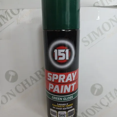 BOX OF 12 151 SPRAY PAINT IN GREEN GLOSS