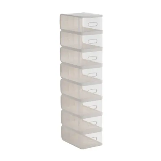 BOXED 8 PAIR SHOE STORAGE (1 BOX)