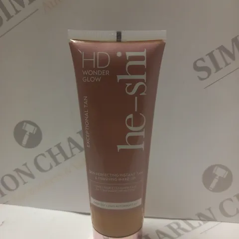 BOXED HD WONDER GLOW HE-SHI SKIN PERFECTING INSTANT TAN & FINISHING MAKE UP 