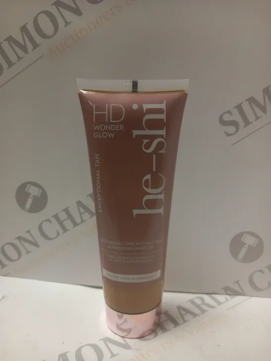 BOXED HD WONDER GLOW HE-SHI SKIN PERFECTING INSTANT TAN & FINISHING MAKE UP 