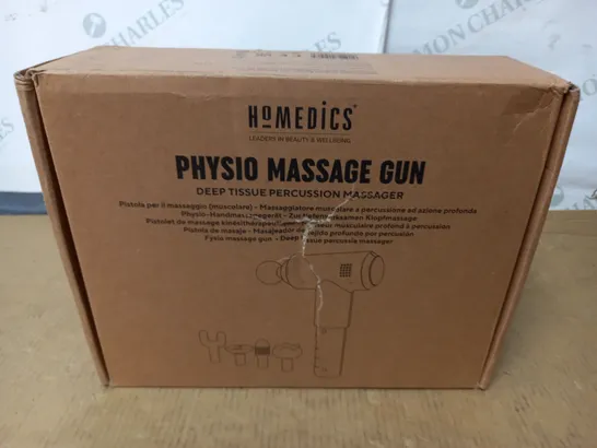 BOXED HOMEDICS PHYSIO MASSAGE GUN