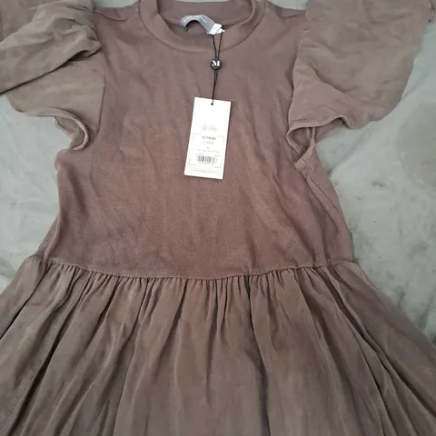 MINT VELVET DRESS IN BROWN SIZE M