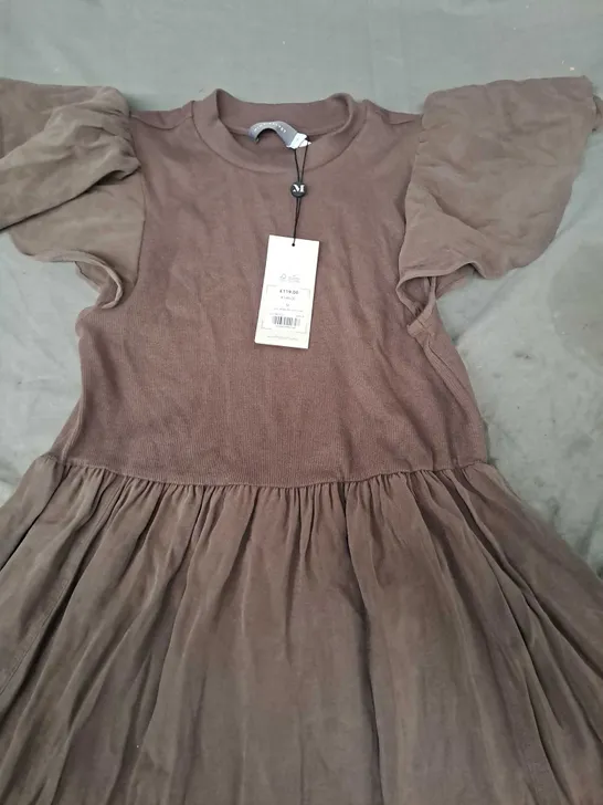 MINT VELVET DRESS IN BROWN SIZE M