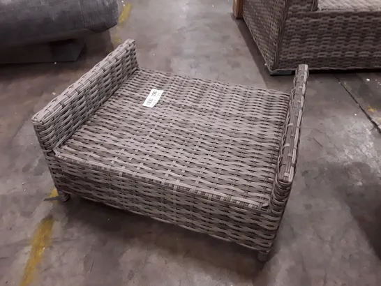 RATTAN FOOTSTOOL