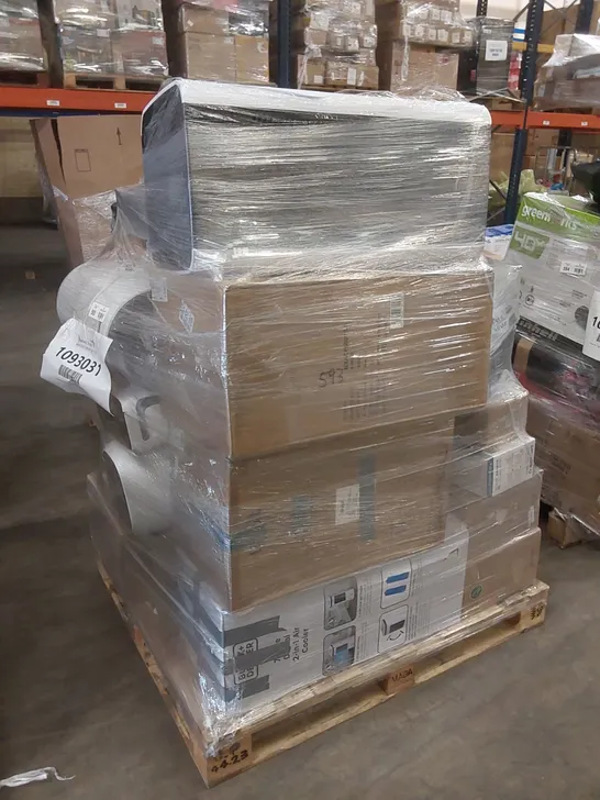 PALLET OF APPROXIMATELY 35 UNPROCESSED RAW RETURN HOUSEHOLD AND ELECTRICAL GOODS TO INCLUDE;