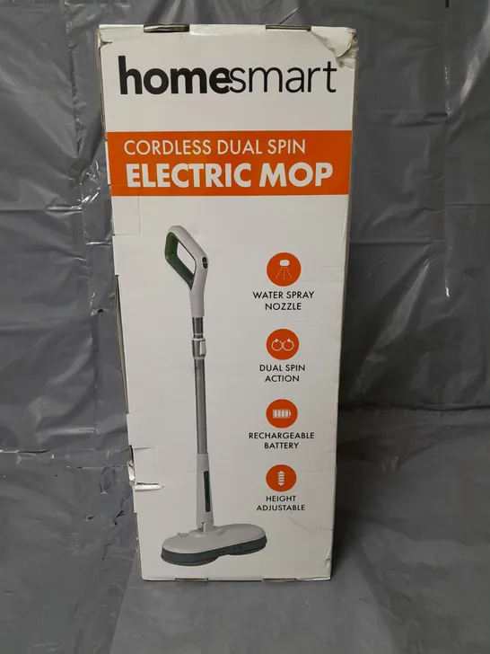 HOMESMART CORDLESS DUAL SPIN ELECTRIC MOP