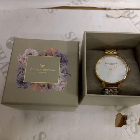 OLIVIA BURTON LONDON GOLD WATCH 