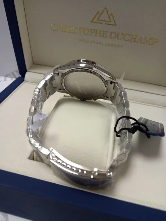 CHRISTOPHE DUCHAMP GENTS SWISS MOVEMENT WRISTWATCH RRP £1750