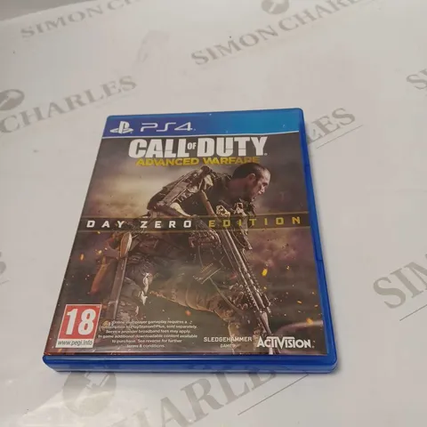 PS4 CALL OF DUTY ADVANCED WARFARE DAY ZERO EDITION 