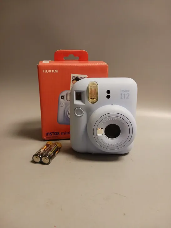 FUJIFILM INSTAX MINI 12 IN PASTEL BLUE INCLUDES BATTERIES