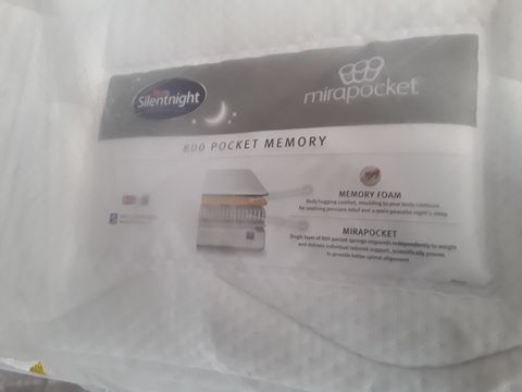 QUALITY BAGGED POCKET MEMORY 800 DOUBLE 4'6" MATTRESS