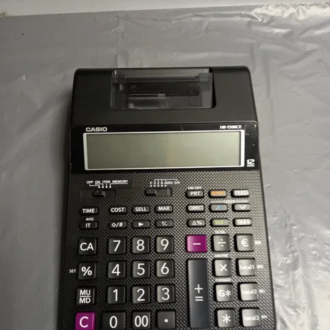 CASIO HR-150RCE PRINTING LCD DISPLAY CALCULATOR IN BLACK