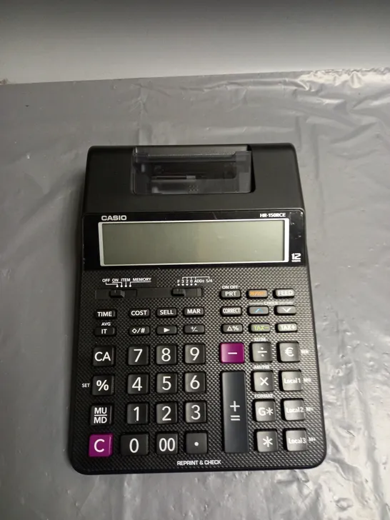 CASIO HR-150RCE PRINTING LCD DISPLAY CALCULATOR IN BLACK