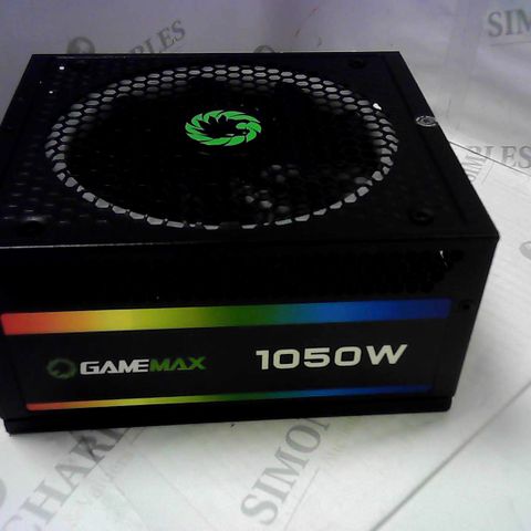 GAMEMAX RGB1050 MODULAR 80 PLUS GOLD POWER SUPPLY