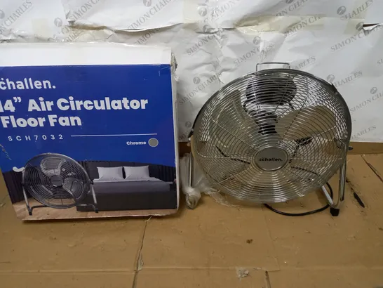 SCHALLEN 14" AIR CIRCULATOR FLOOR FAN 