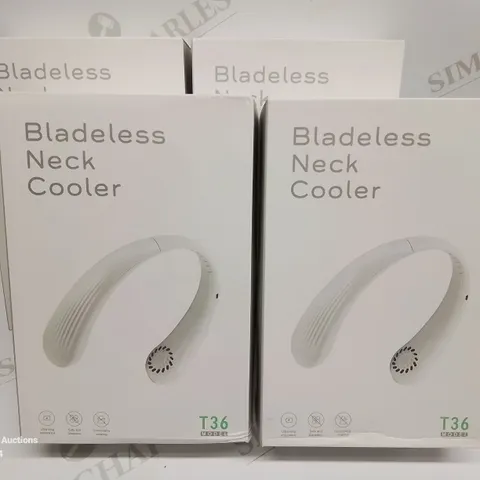 LOT OF 4 BRAND NEW BOXED BLADELESS NECK COOLERS