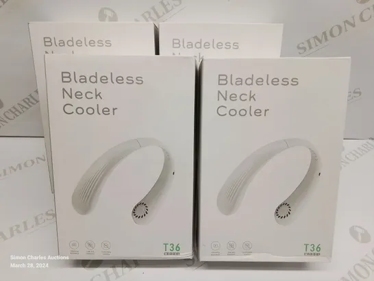 LOT OF 4 BRAND NEW BOXED BLADELESS NECK COOLERS