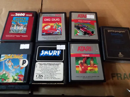 UNBOXED ATARI 2600 RETRO GAMES CONSOLE WITH 7 GAMES 