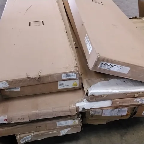 PALLET OF ASSORTED GRADE 1 FLATPACK FURNITURE PARTS INCLUDING WARDROBE, STORAGE BED FRAME AND CHEST 