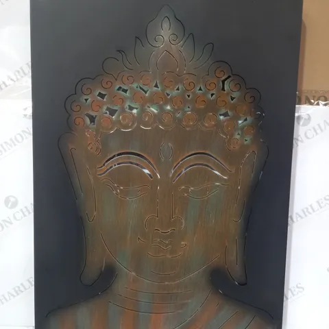 INNOVATORS SOLAR LED PEACEFUL BUDDHA WALL DECOR