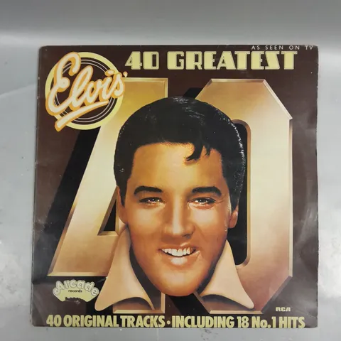 ELVIS 40 GREATEST VINYL 