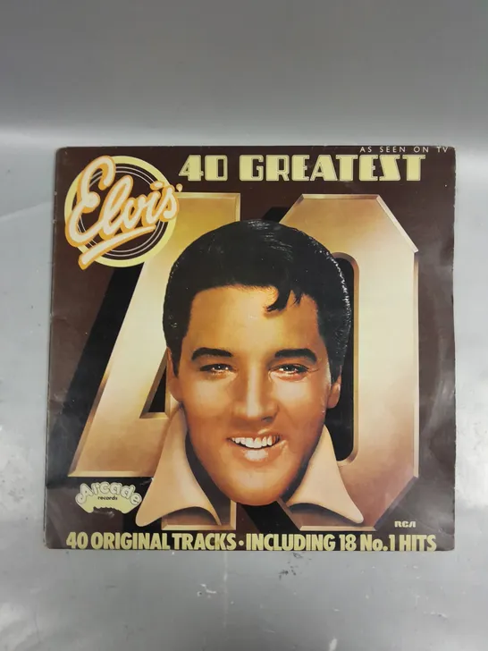 ELVIS 40 GREATEST VINYL 