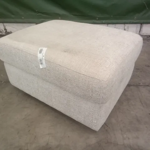 DESIGNER G PLAN MADE SEATTLE SW FOOTSTOOL - EIDER SAND FABRIC 