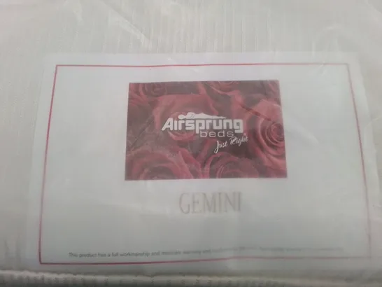 BAGGED AIRSPRUNG BEDS GEMINI 2FT6 MATTRESS 